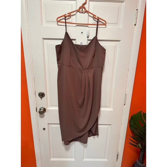 Lulus Reinette Mauve Purple Midi Dress Size 2X - Picture 3 of 9